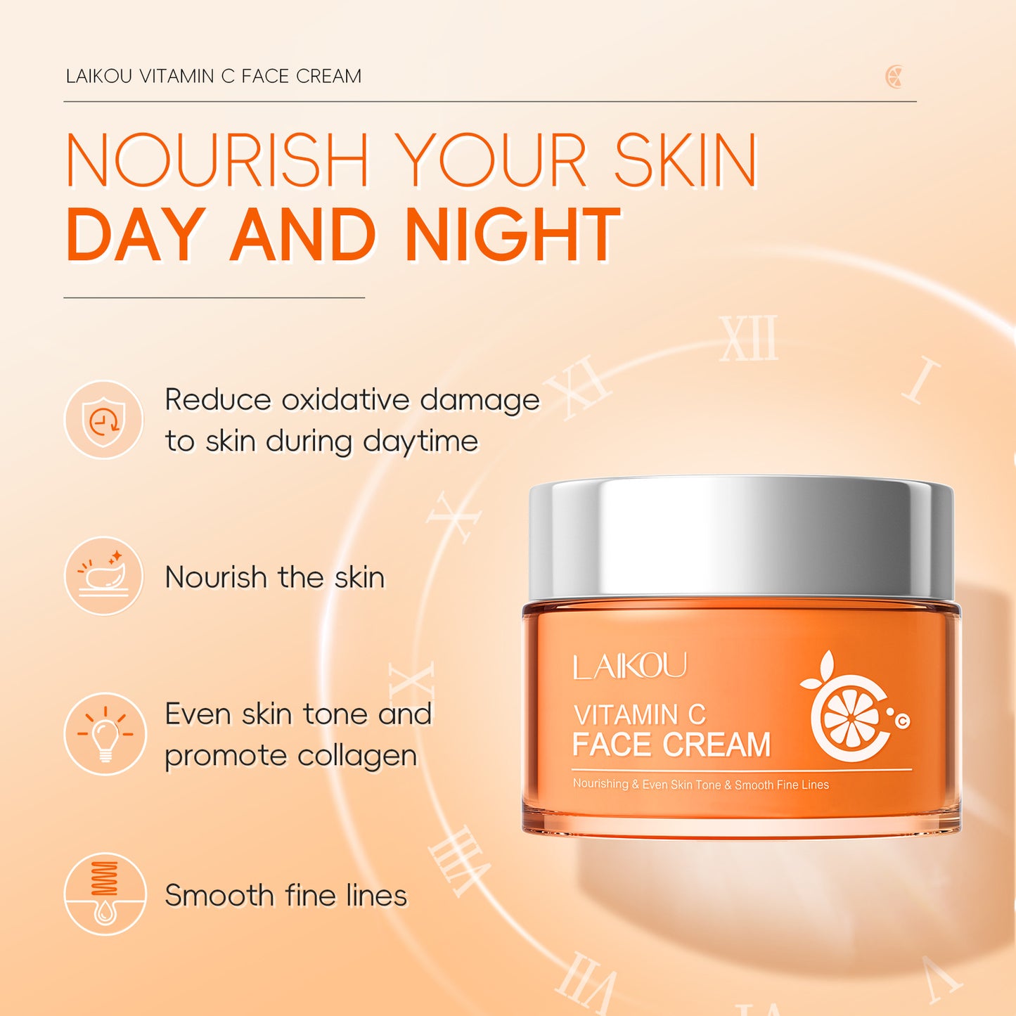 Vitamin C Cream Delicate Moisturizing Skin Care Products